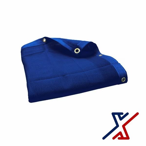 12 ft x 10 ft Heavy Duty Tarp, Blue, X1 Tools, Mfr#: X1T-CAN-MES-BLU-1012